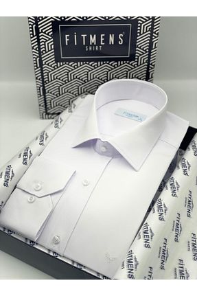 پیراهن سفید مردانه Relaxed Fitmens - کد 782238931