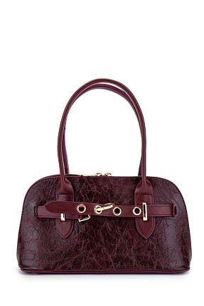 کیف دستی زرشکی زنانه ابعاد کوچک minebag - کد 884854410