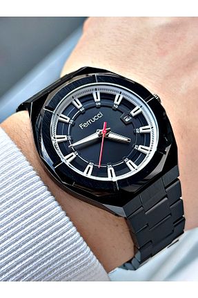 ساعت مچی مشکی مردانه 41-45 میلی متر Ferrucci - کد 847756212