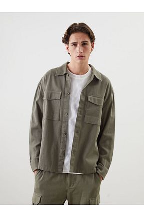 کت خاکی مردانه Relaxed LC Waikiki - کد 931571159