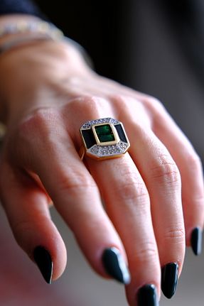 انگشتر استیل (فولاد) زرد استیل (فولاد) mysteriajewelry - کد 900769215