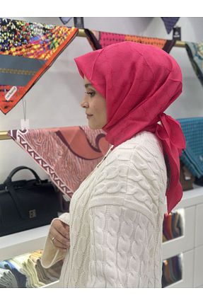 روسری بژ %100 پنبه Aker - کد 904010046