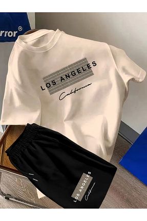 ست بالاتنه و پائین تنه بژ زنانه بافتنی Hunors Sportswear & Company - کد 904041711