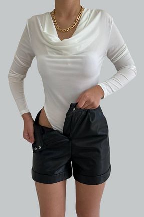 بلوز سفید زنانه ساده Mossta - کد 355527659