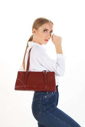 کیف دستی زرشکی زنانه سایز متوسط Newish - کد 904077108