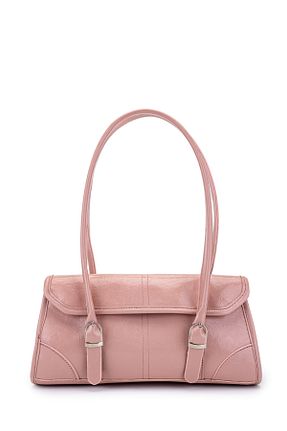کیف دوشی صورتی زنانه چرم مصنوعی minebag - کد 904065913