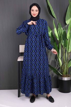 لباس حجاب سرمه ای زنانه رگولار İmajButik - کد 904069214