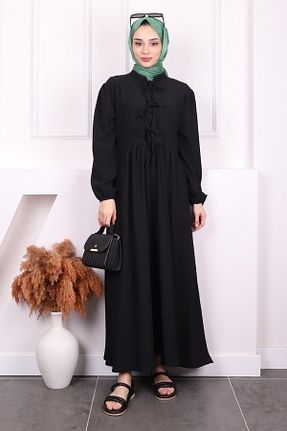 لباس حجاب مشکی زنانه رگولار İmajButik - کد 904070743