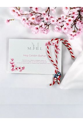 دستبند جواهر قرمز زنانه منجق M Miel - کد 904072260