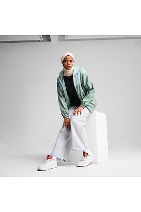 بادگیر و بارانی اسپرت سبز زنانه رگولار Puma - کد 905302610