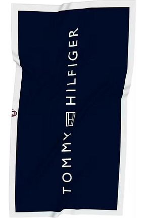 حوله ساحلی مشکی زنانه چاپی Tommy Hilfiger - کد 904081540