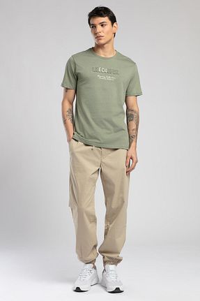 تیشرت خاکی مردانه رگولار Lee Cooper - کد 904070507