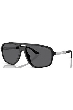 عینک آفتابی مشکی مردانه 59 Emporio Armani - کد 904079835