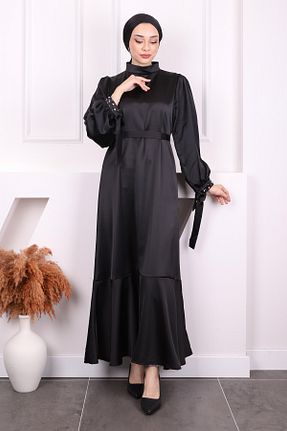 لباس حجاب مشکی زنانه رگولار İmajButik - کد 904067115