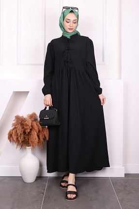لباس حجاب مشکی زنانه رگولار İmajButik - کد 904070743