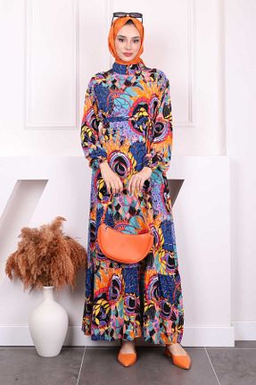 لباس حجاب سرمه ای زنانه رگولار İmajButik - کد 904067224