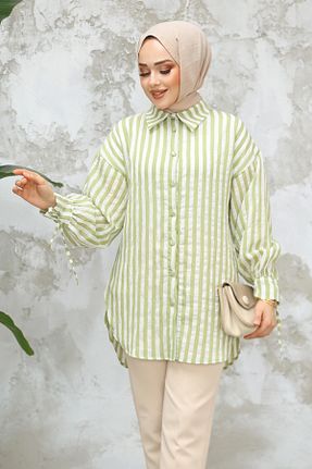 تونیک حجاب سبز زنانه ویسکون Neva Style - کد 904087595