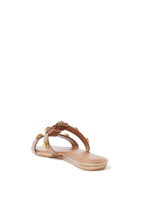 صندل قهوه ای زنانه پاشنه تخت Kurt Geiger - کد 904082629