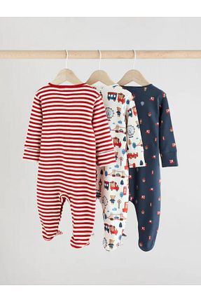 سرهمی خواب رنگی بچه گانه پنبه ای Next Baby - کد 905107714