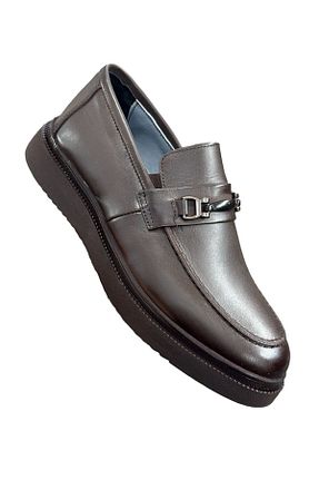 کفش کلاسیک قهوه ای مردانه چرم خالص Greyybull Shoes - کد 897814581