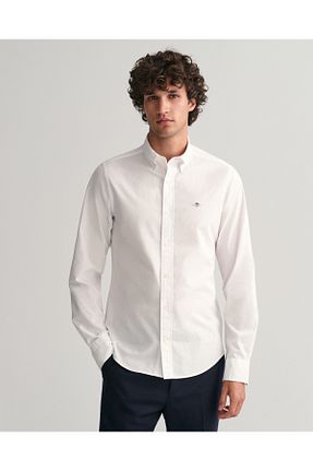 پیراهن آبی مردانه رگولار Gant - کد 774008696