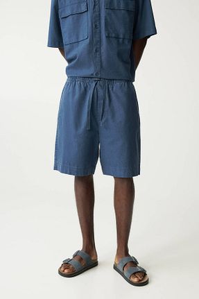 شلوارک و برمودا آبی مردانه Straight Pull & Bear - کد 897902757