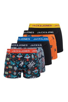 باکسر سرمه ای مردانه چاپی Jack & Jones - کد 670109797
