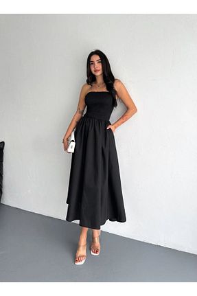 لباس مشکی زنانه بافت sportiness - کد 904113403