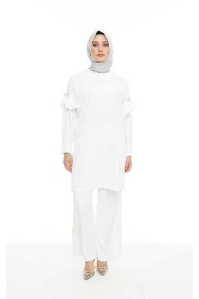 ست بالاتنه و پائین تنه حجاب نباتی زنانه رگولار Setrms - کد 844200127