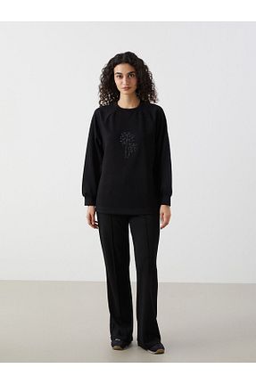 شلوار کرمگن سبز زنانه رگولار LC Waikiki - کد 904123835