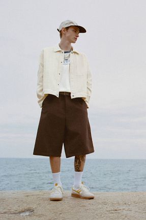 شلوارک و برمودا رنگی مردانه رگولار Pull & Bear - کد 904113231
