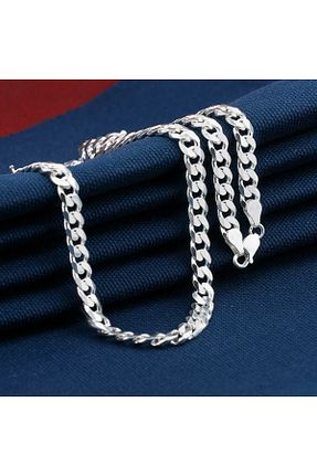 گردنبند نقره طوسی مردانه 925 عیار Arya Silver - کد 904112671