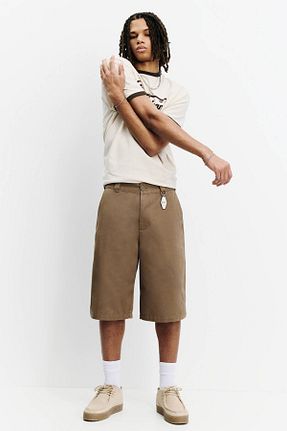 شلوارک و برمودا بژ مردانه پلی استر Pull & Bear - کد 904113051