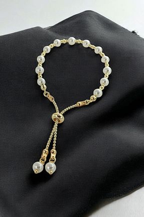 دستبند استیل (فولاد) طلائی زنانه استیل (فولاد) Çlk Accessories - کد 906096395