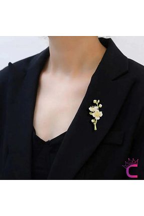 سنجاق سینه سبز زنانه فلزی Cinderella - کد 898137501