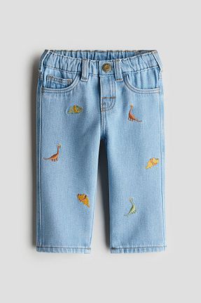 شلوار جین آبی بچه گانه پاچه تنگ H&M - کد 904117527