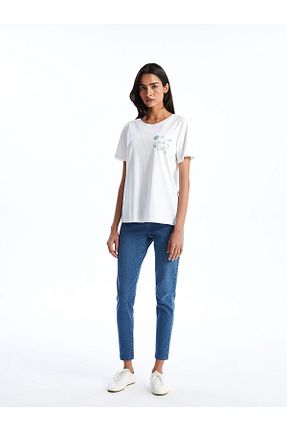 شلوار جین آبی زنانه پاچه تنگ LC Waikiki - کد 905314926