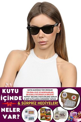 عینک آفتابی مشکی زنانه 50 Ray-Ban - کد 904161961