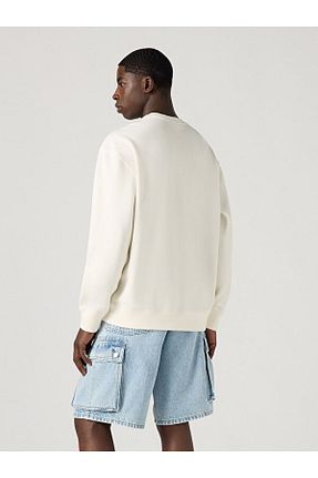 سوئیشرت سفید مردانه چاپی Levi