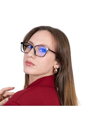 عینک محافظ نور آبی مشکی زنانه 51 CCA Optik - کد 904194562