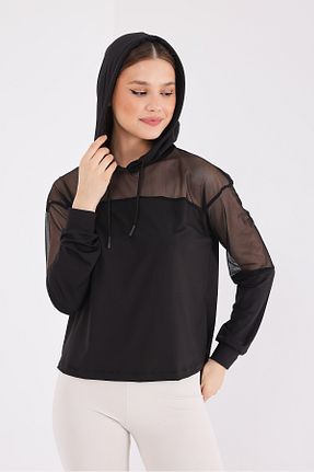 سوئیشرت اسپرت مشکی زنانه رگولار Scorp - کد 905363826