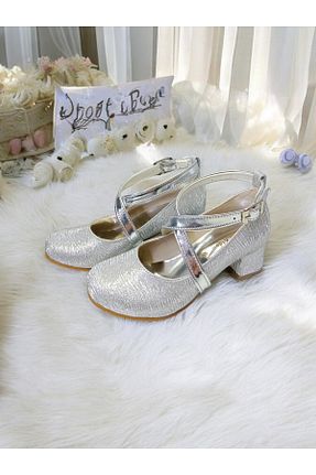 کفش پاشنه بلند کلاسیک بچه گانه نقره pediashoes - کد 904202665