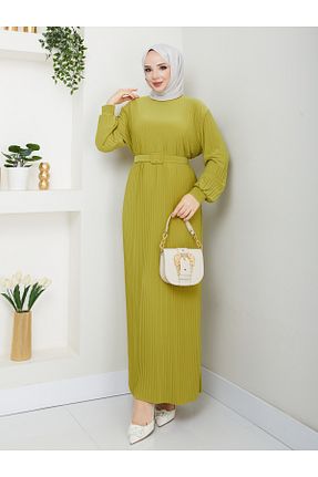 لباس حجاب زرد زنانه رگولار MODAMÜNASİP - کد 904205108