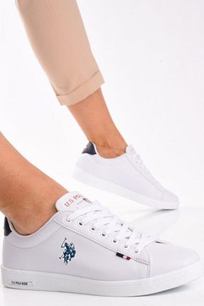 کفش اسنیکر سفید زنانه بند دار U.S. Polo Assn. - کد 905393669