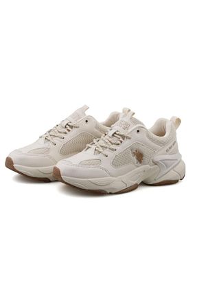 کفش اسنیکر سفید زنانه بند دار U.S. Polo Assn. - کد 905393218