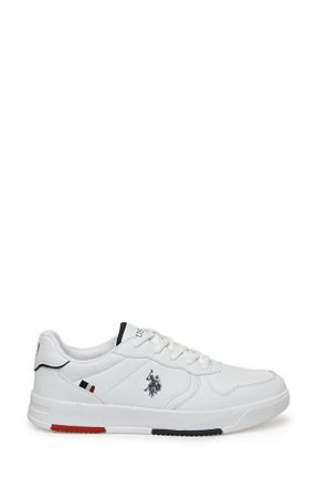 کفش اسنیکر سفید مردانه بند دار U.S. Polo Assn. - کد 905393455