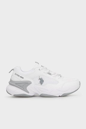 کفش اسنیکر سفید زنانه بند دار U.S. Polo Assn. - کد 905392484