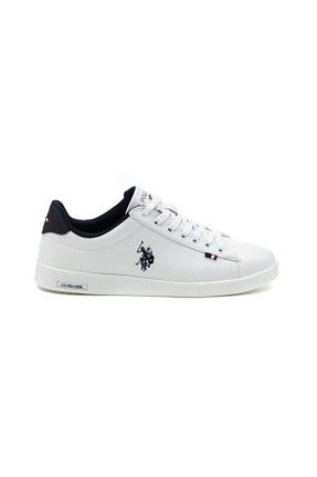 کفش اسنیکر سفید مردانه بند دار U.S. Polo Assn. - کد 904225588