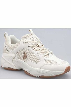 کفش اسنیکر سفید زنانه بند دار U.S. Polo Assn. - کد 905393527