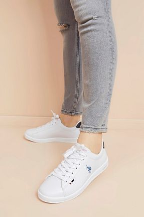 کفش اسنیکر سفید زنانه بند دار U.S. Polo Assn. - کد 904224818